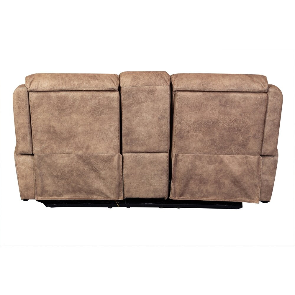 Saguaro Triple Power Headrest, Lumbar, Footrest Reclining Love, Brown