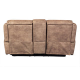 Saguaro Triple Power Headrest, Lumbar, Footrest Reclining Love, Brown