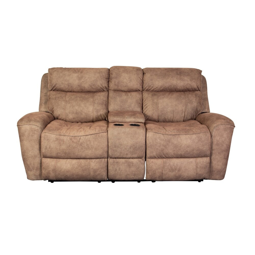 Saguaro Triple Power Headrest, Lumbar, Footrest Reclining Love, Brown