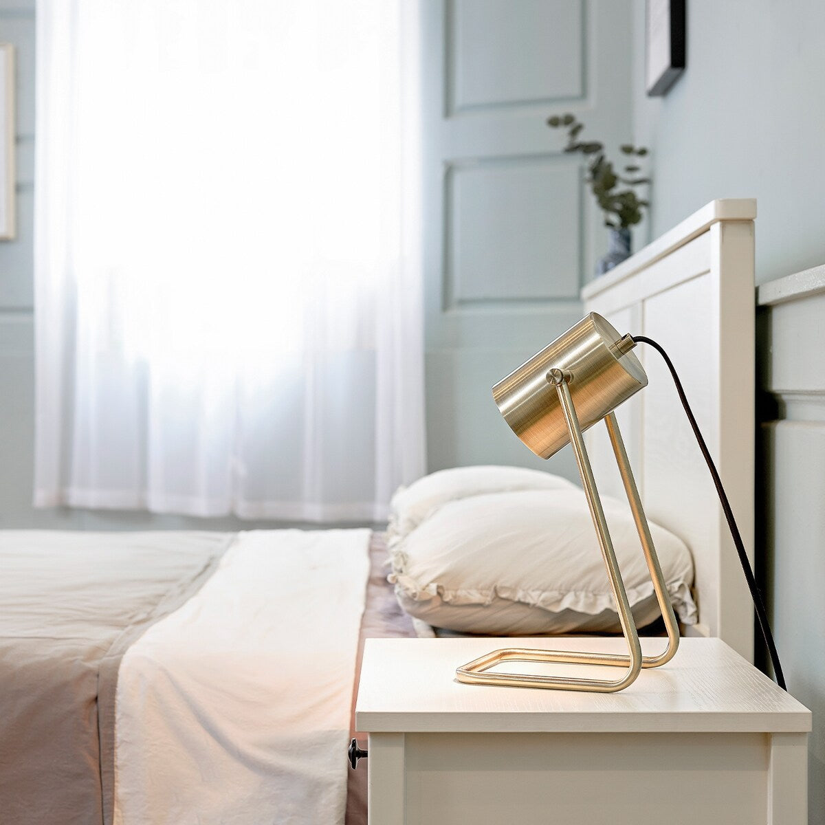 Sahara 14" Matte Brass Swing Shade Desk Lamp - one size