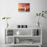 Sailing at Sunset By Studio Arts Canvas Art Print