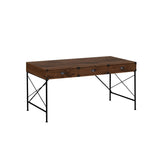 Saint Birch Bombay Walnut 59-inch Writing Desk with 3 Drawers
