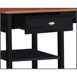 Saint Birch Finley Teak 47-inch Writing Desk with Hutch