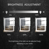 Saint Birch Lance Frameless LED Lighted Bathroom/Vanity Mirror - 24 inches x 30 inches