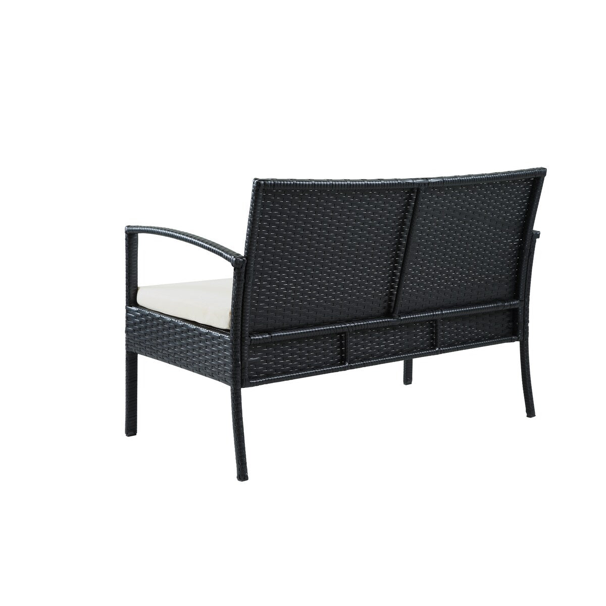 Saint Birch Savannah 4 Piece Rattan Sofa Seating Group with Cushions