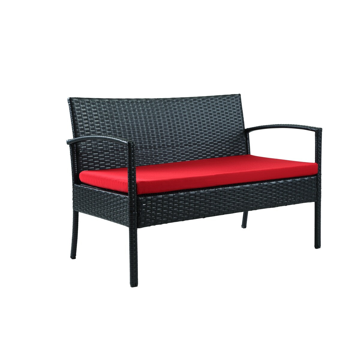 Saint Birch Savannah 4 Piece Rattan Sofa Seating Group with Cushions