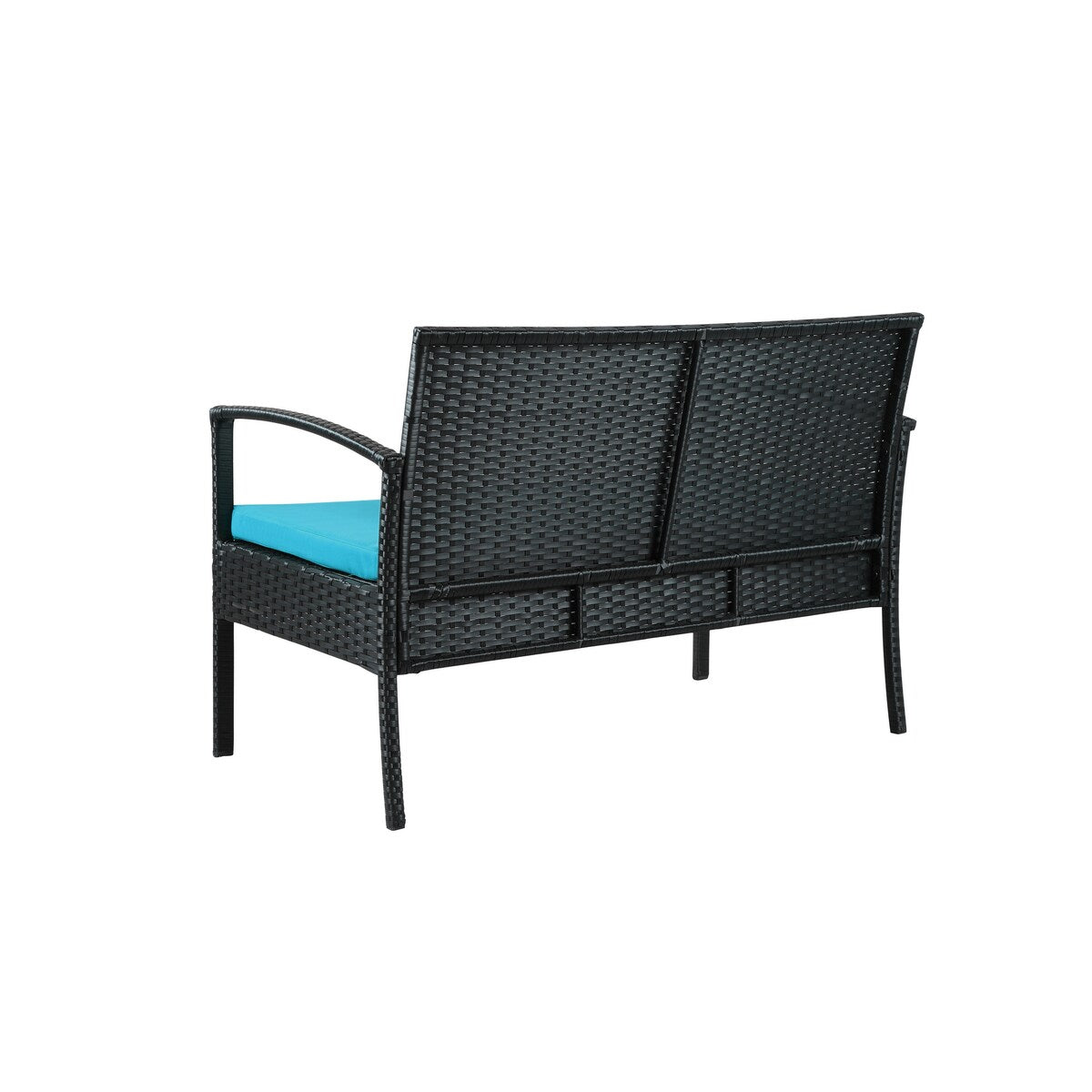 Saint Birch Savannah 4 Piece Rattan Sofa Seating Group with Cushions