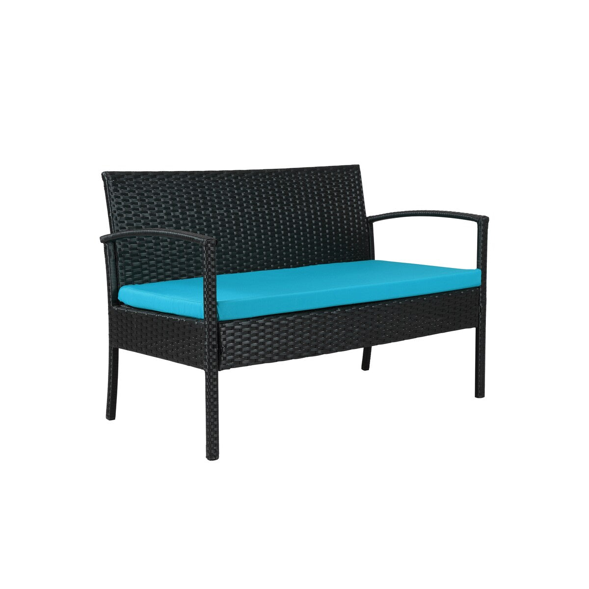 Saint Birch Savannah 4 Piece Rattan Sofa Seating Group with Cushions