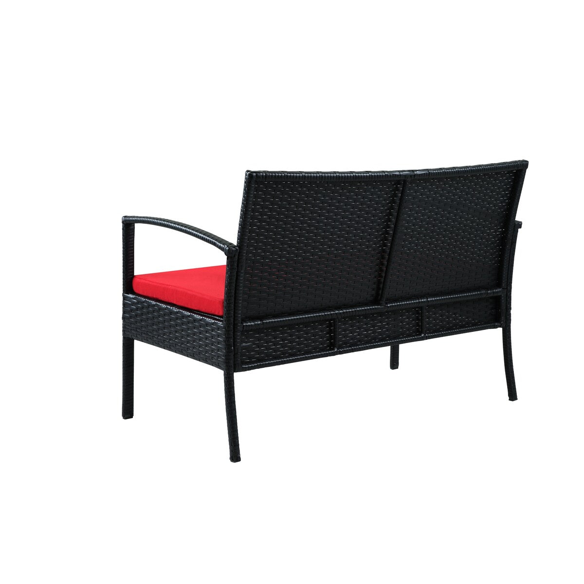 Saint Birch Savannah 4 Piece Rattan Sofa Seating Group with Cushions