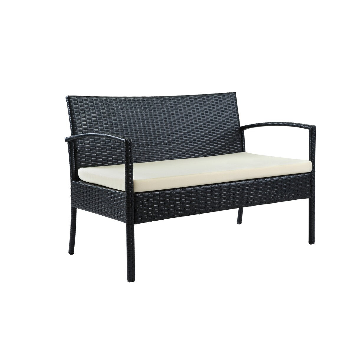 Saint Birch Savannah 4 Piece Rattan Sofa Seating Group with Cushions