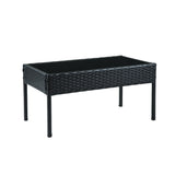 Saint Birch Savannah 4 Piece Rattan Sofa Seating Group with Cushions