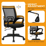 Sal Black Ergonomic Mesh Tilt Rocking Office Desk Chair by Furniture of America