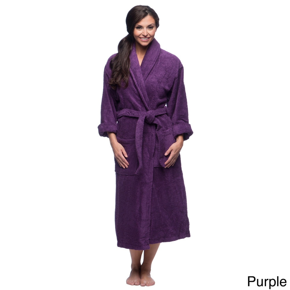 Classic Turkish Cotton Thick Luxurious Shawl Collar Bathrobe