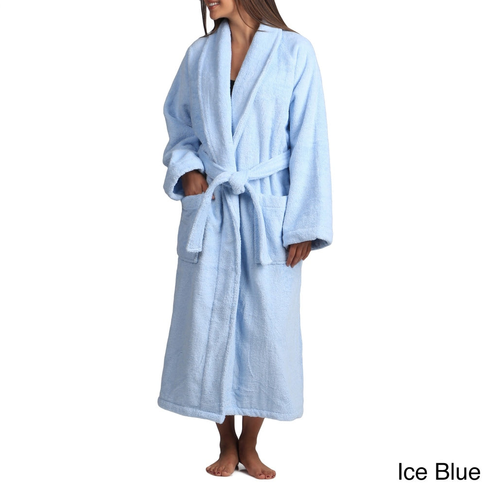 Classic Turkish Cotton Thick Luxurious Shawl Collar Bathrobe
