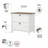 Salinas 3-piece Desk, Cabinet, and Bookcase Set by Bush Furniture