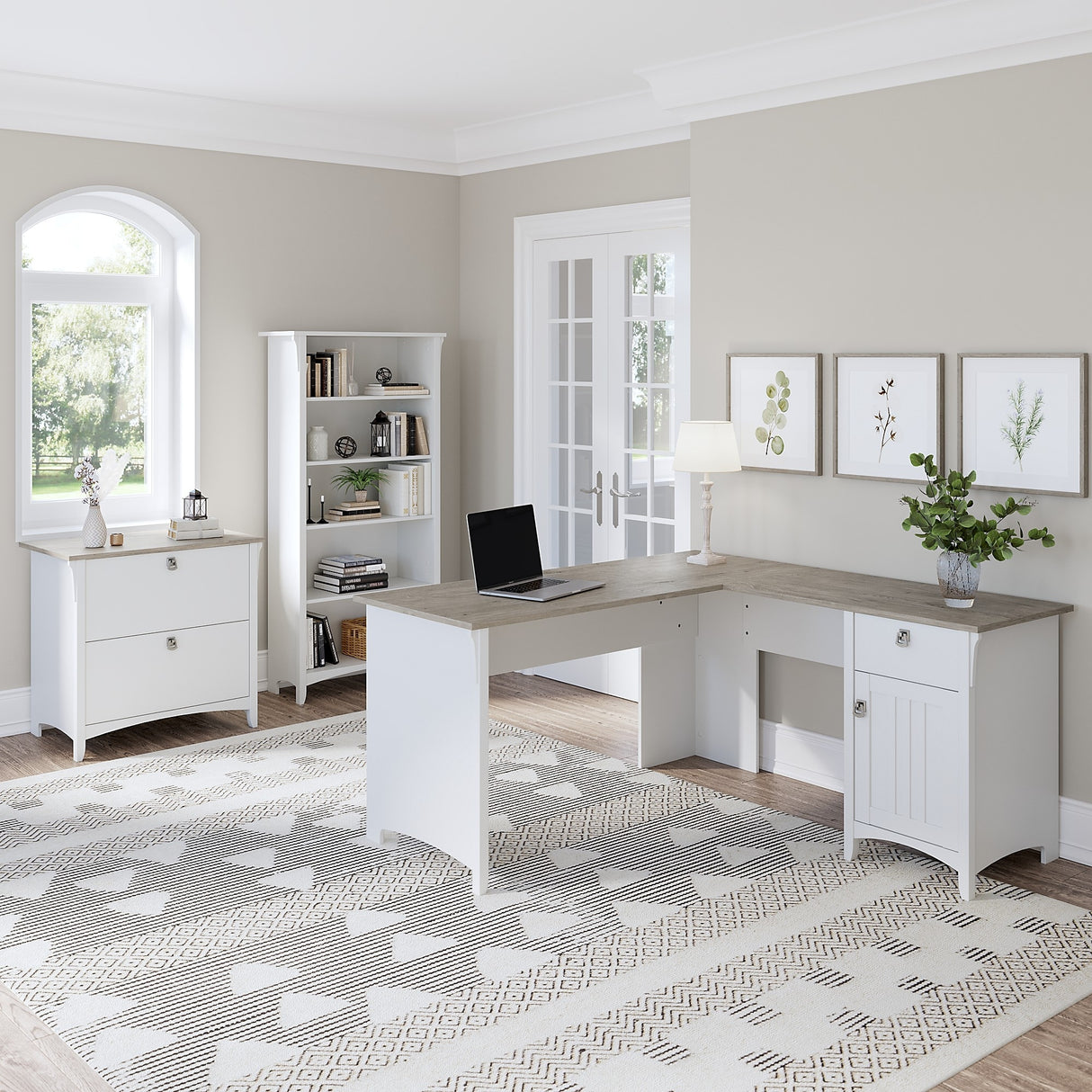 Salinas 3-piece Desk, Cabinet, and Bookcase Set by Bush Furniture