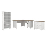 Salinas 3-piece Desk, Cabinet, and Bookcase Set by Bush Furniture