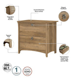 Salinas 3-piece Desk, Cabinet, and Bookcase Set by Bush Furniture