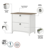 Salinas 3-piece Desk, Cabinet, and Bookcase Set by Bush Furniture