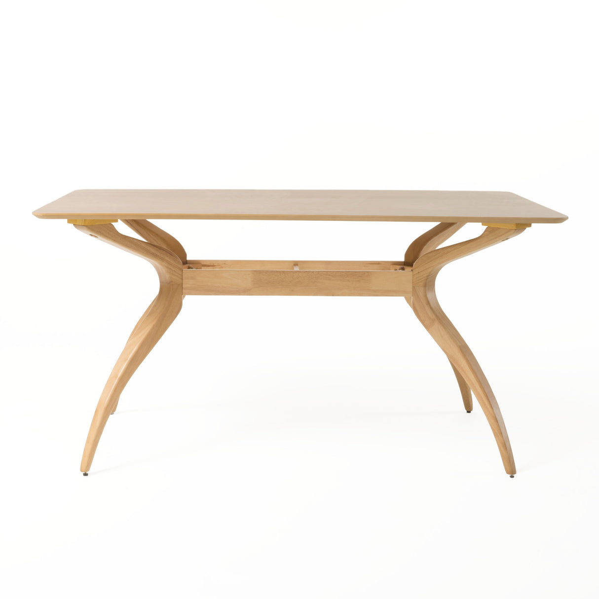 Salli Natural Finish Wood Dining Table by Christopher Knight Home - 59.00" L x 35.50" W x 30.50" H