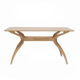 Salli Natural Finish Wood Dining Table by Christopher Knight Home - 59.00" L x 35.50" W x 30.50" H