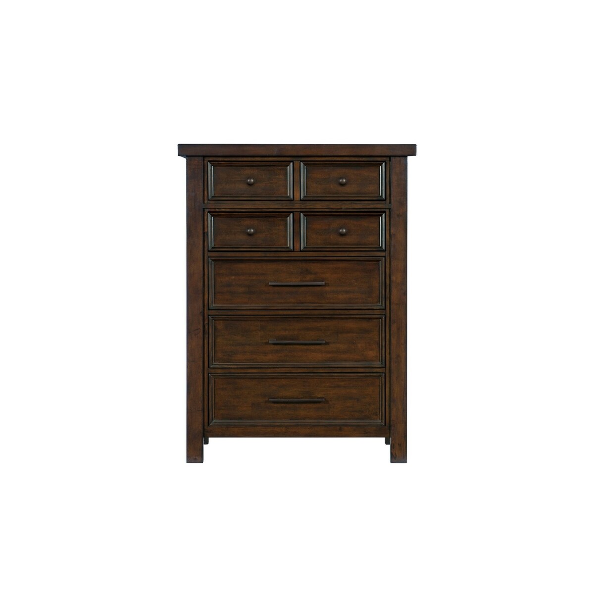 Salma 5 Piece Brown Modern Storage Sleigh Platform Bedroom Set