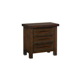 Salma 5 Piece Brown Modern Storage Sleigh Platform Bedroom Set