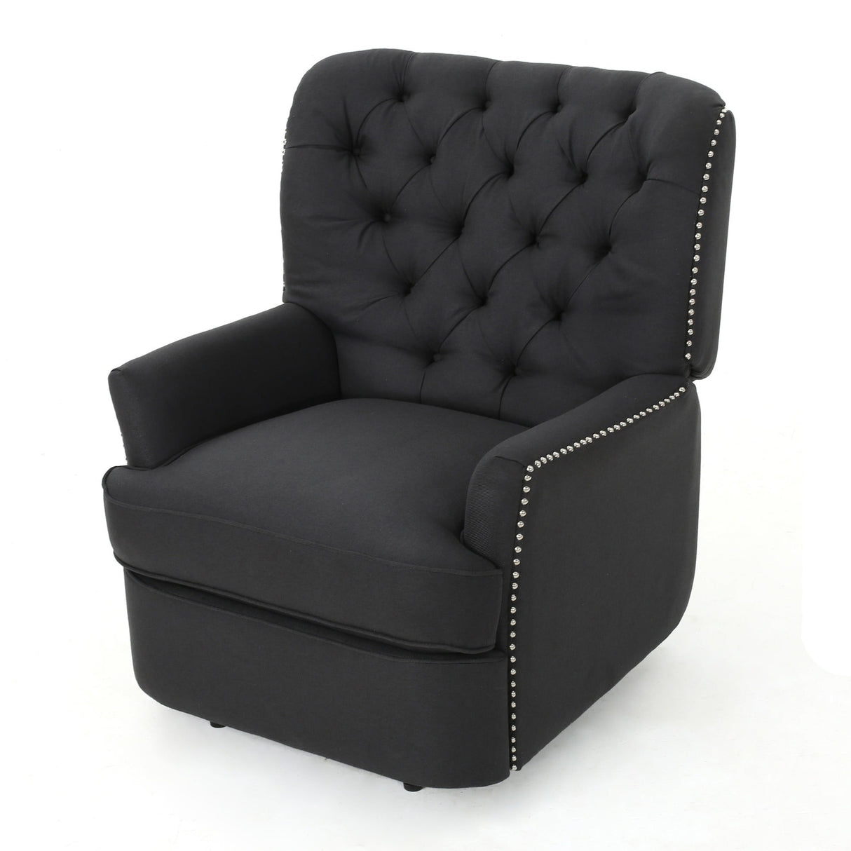 Salomo Tufted Fabric Power Recliner by Christopher Knight Home