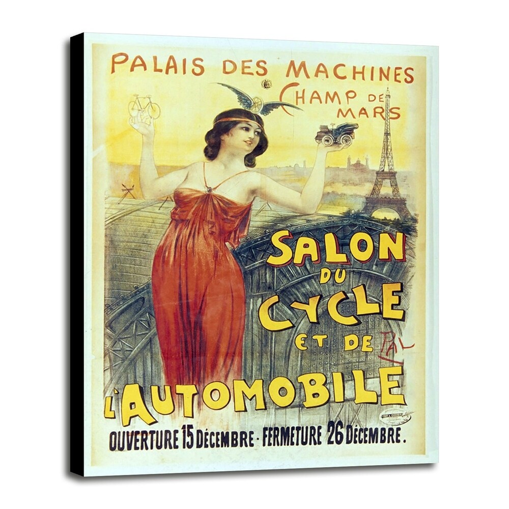 Salon Du Cycle-VINAPP130095 Framed Print 20"x14.75" by Vintage Apple Collection