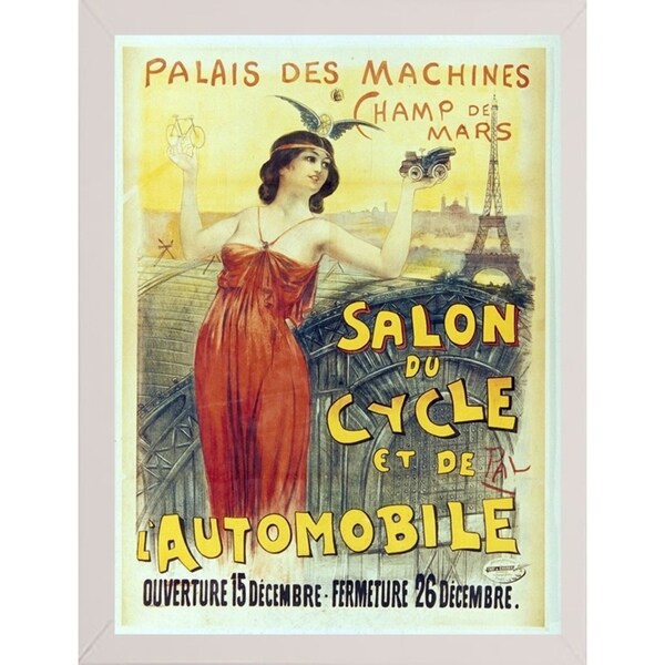 Salon Du Cycle-VINAPP130095 Framed Print 20"x14.75" by Vintage Apple Collection