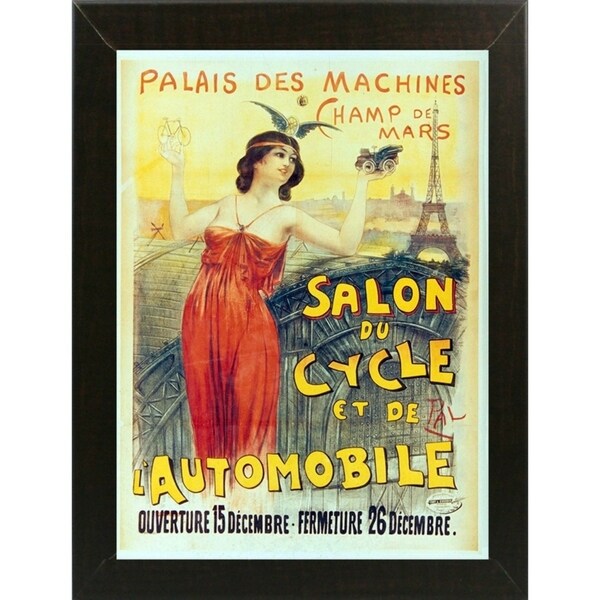 Salon Du Cycle-VINAPP130095 Framed Print 20"x14.75" by Vintage Apple Collection