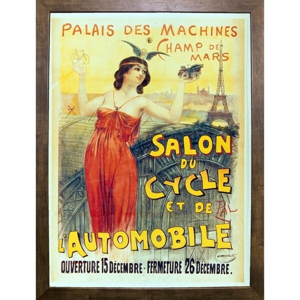 Salon Du Cycle-VINAPP130095 Framed Print 20"x14.75" by Vintage Apple Collection