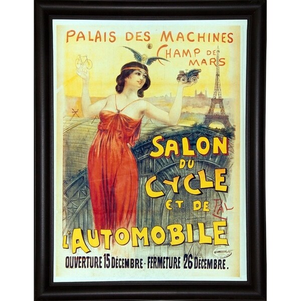 Salon Du Cycle-VINAPP130095 Framed Print 20"x14.75" by Vintage Apple Collection
