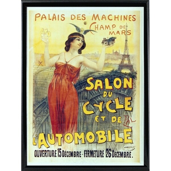 Salon Du Cycle-VINAPP130095 Framed Print 20"x14.75" by Vintage Apple Collection