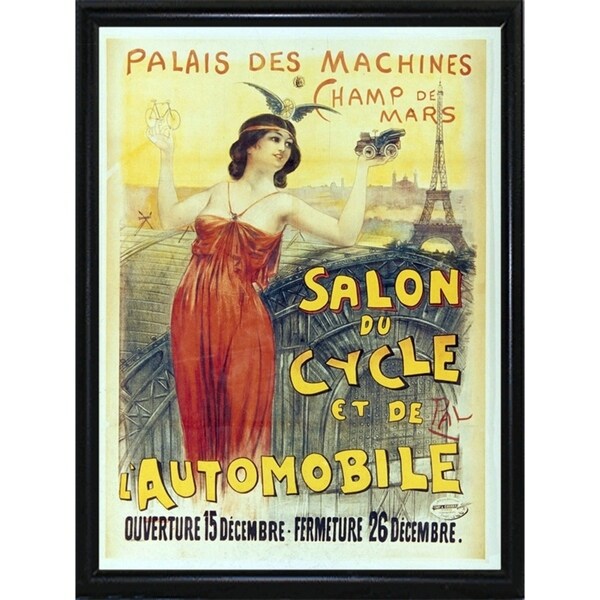 Salon Du Cycle-VINAPP130095 Framed Print 20"x14.75" by Vintage Apple Collection