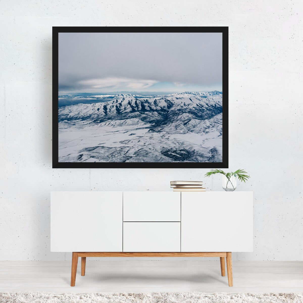 Salt Lake City Utah Over Utah IV Photography Aerial Art Print/Poster