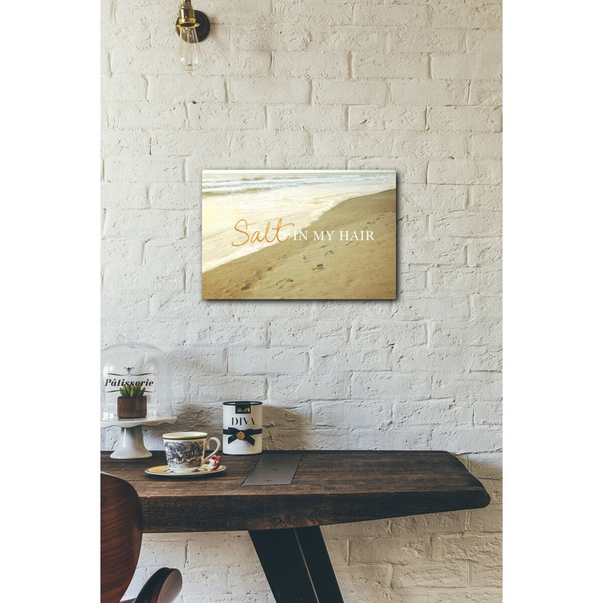 Salt in my Hair 20x16 Gallery Wrapped Stretched Canvas