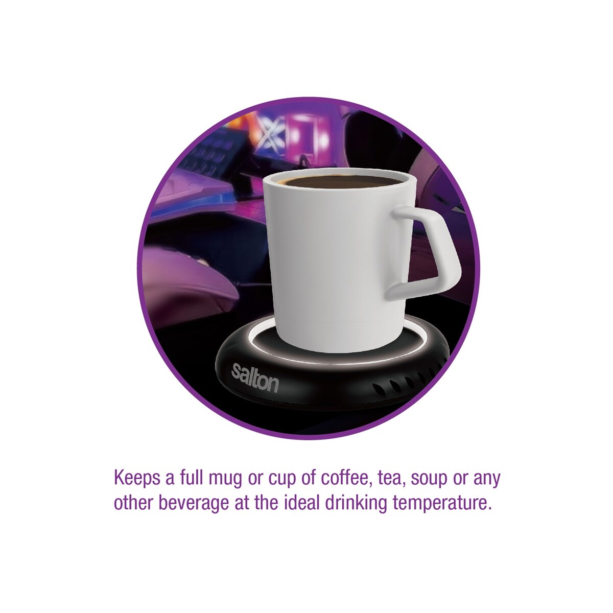 Salton Mug Warmer - LED Lights