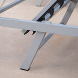 Salton Outdoor Aluminum Chaise Lounge with Mesh Seating (Set of 2) by Christopher Knight Home