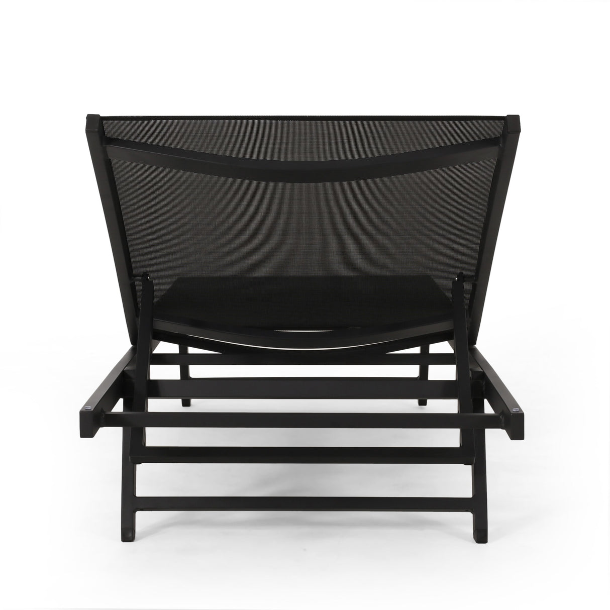 Salton Outdoor Aluminum Chaise Lounge with Mesh Seating (Set of 2) by Christopher Knight Home
