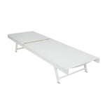 Salton Outdoor Aluminum Chaise Lounge with Mesh Seating (Set of 2) by Christopher Knight Home