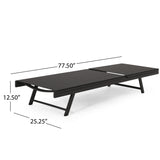 Salton Outdoor Aluminum Chaise Lounge with Mesh Seating (Set of 2) by Christopher Knight Home