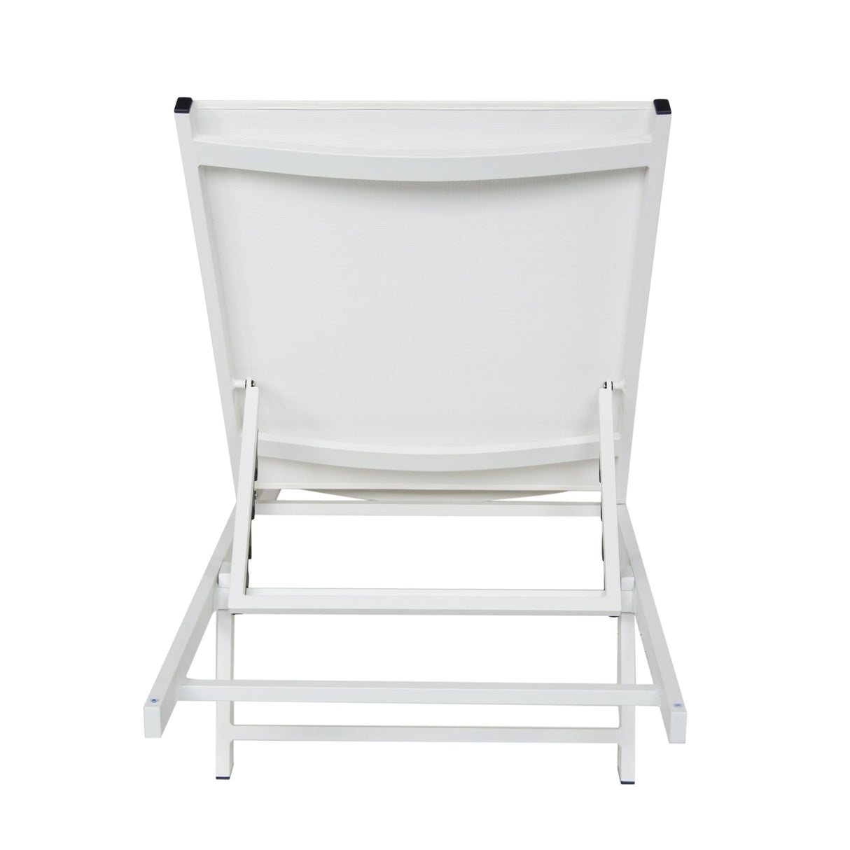 Salton Outdoor Aluminum Mesh-seat Chaise Lounge (Set of 4) by Christopher Knight Home
