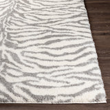 Livabliss Salvado Plush Zebra Stripe Area Rug