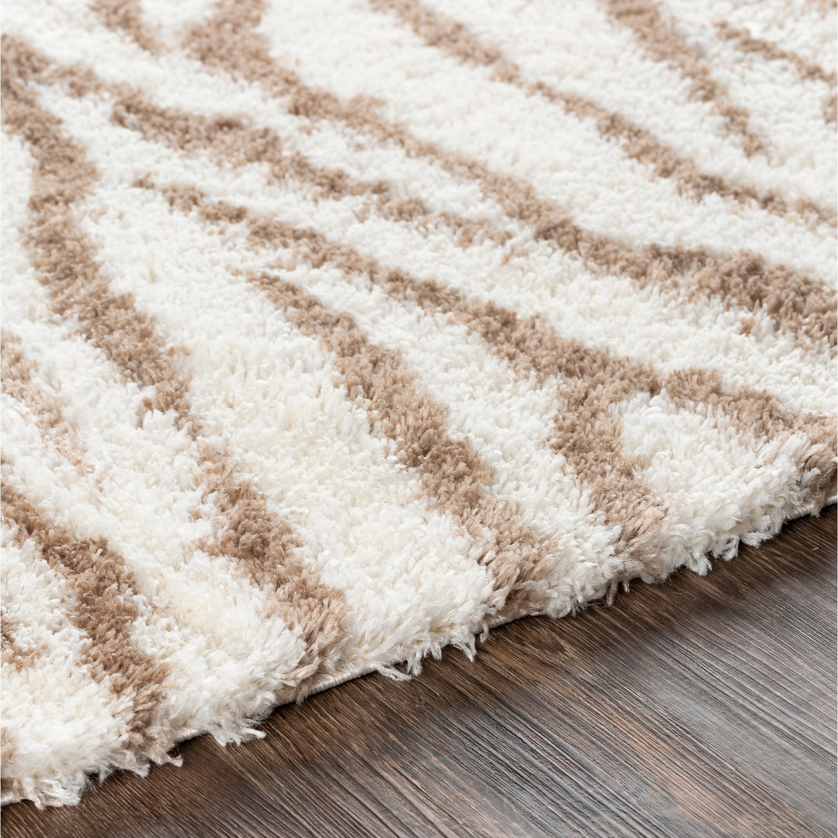 Livabliss Salvado Plush Zebra Stripe Area Rug