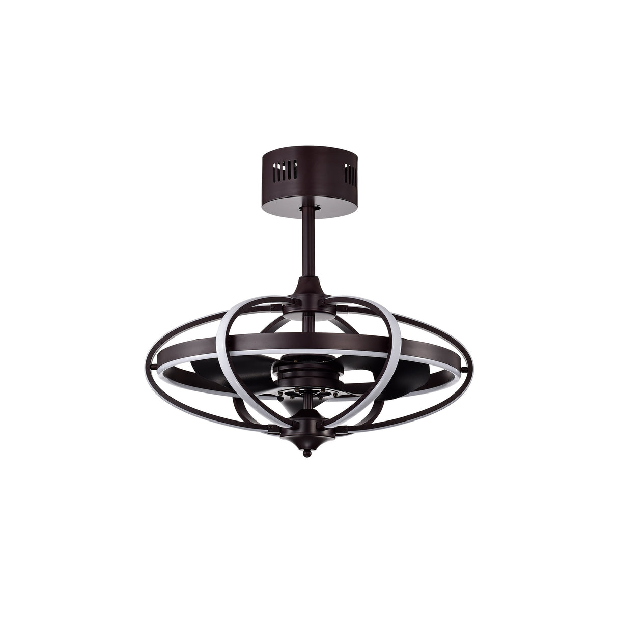 Samaire Brown 26-inch Reversible LED Ceiling Fan with Remote