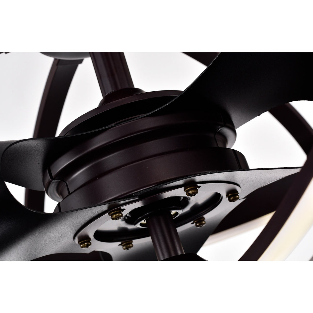 Samaire Brown 26-inch Reversible LED Ceiling Fan with Remote
