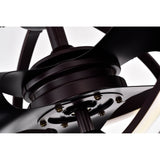 Samaire Brown 26-inch Reversible LED Ceiling Fan with Remote