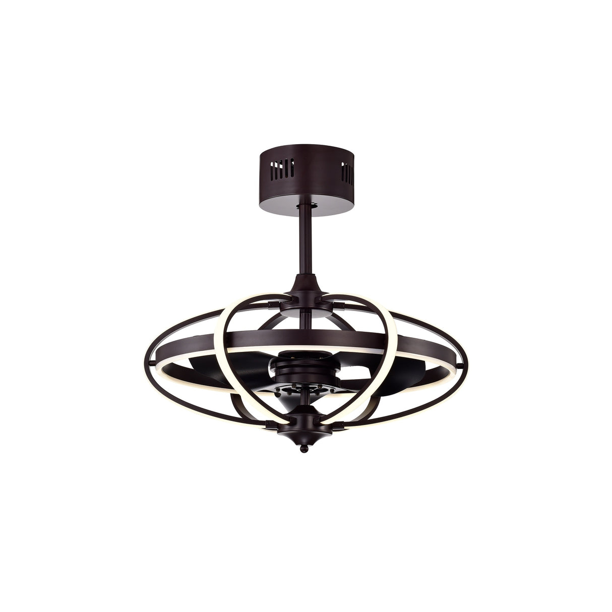 Samaire Brown 26-inch Reversible LED Ceiling Fan with Remote