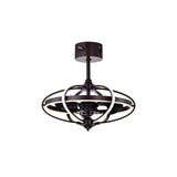 Samaire Brown 26-inch Reversible LED Ceiling Fan with Remote